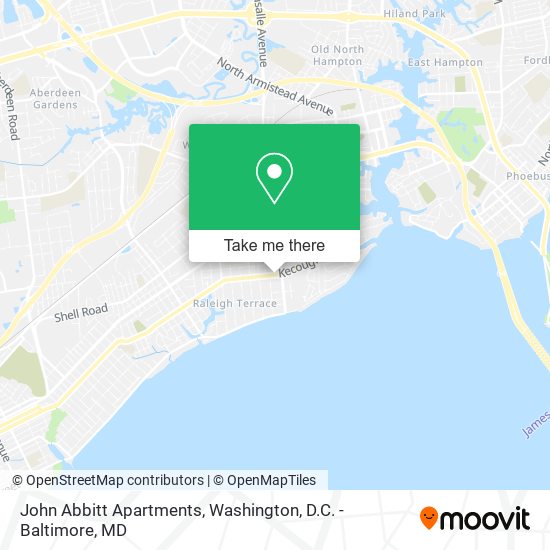 John Abbitt Apartments map