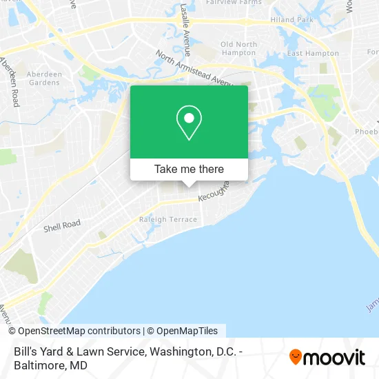 Bill's Yard & Lawn Service map