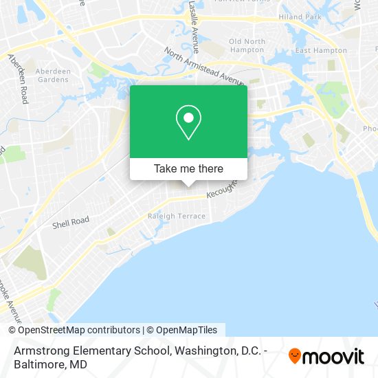 Mapa de Armstrong Elementary School