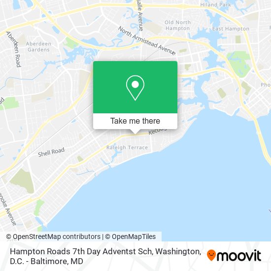 Hampton Roads 7th Day Adventst Sch map