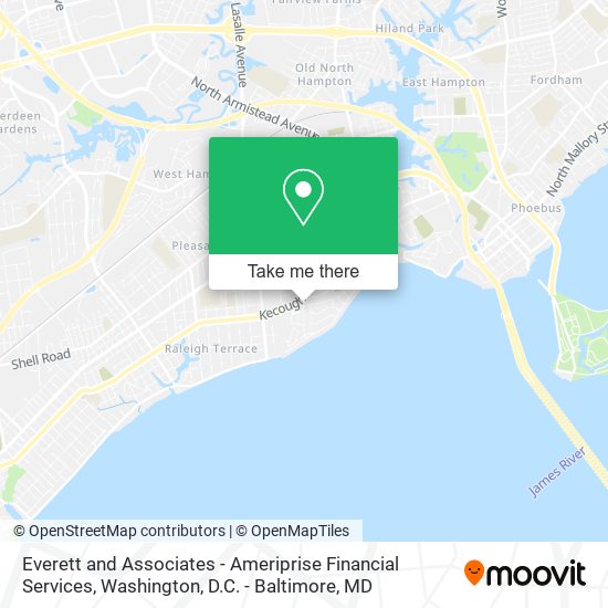 Everett and Associates - Ameriprise Financial Services map