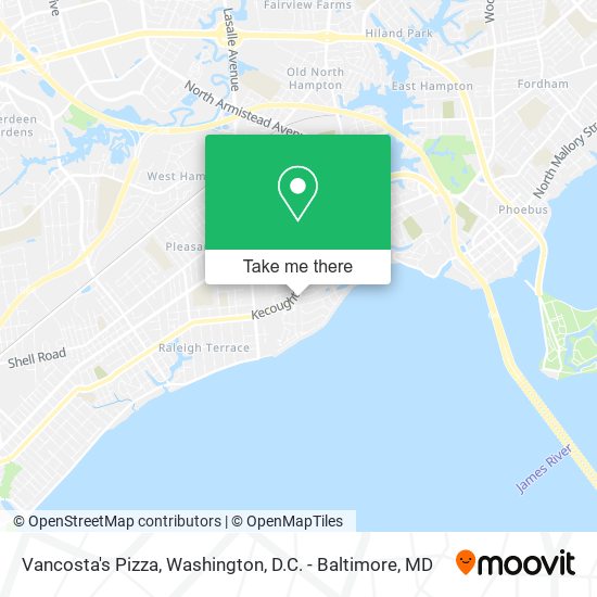 Mapa de Vancosta's Pizza