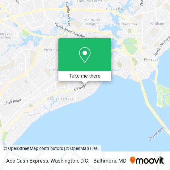 Ace Cash Express map