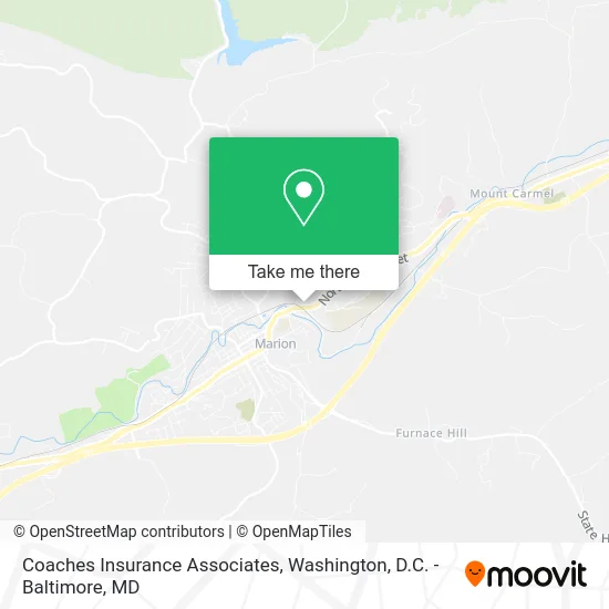 Coaches Insurance Associates map