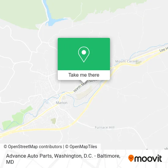 Advance Auto Parts map