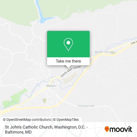 St John's Catholic Church map