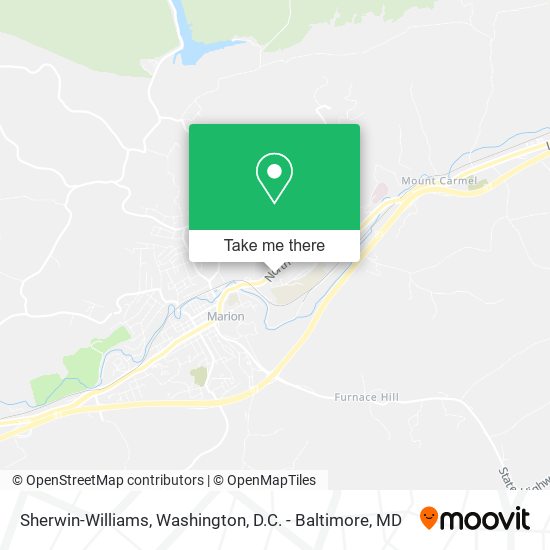 Sherwin-Williams map