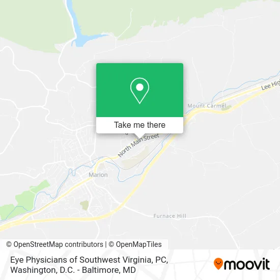 Eye Physicians of Southwest Virginia, PC map
