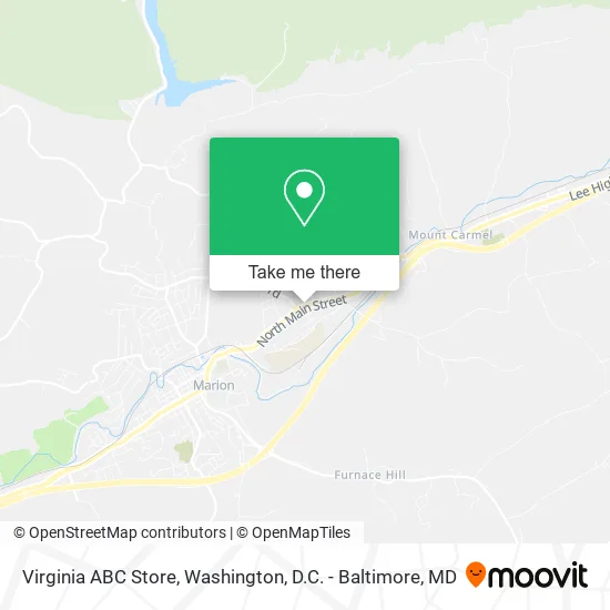 Virginia ABC Store map