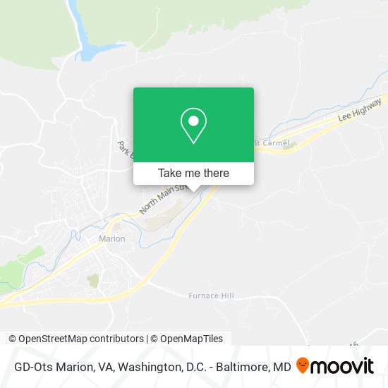 Mapa de GD-Ots Marion, VA