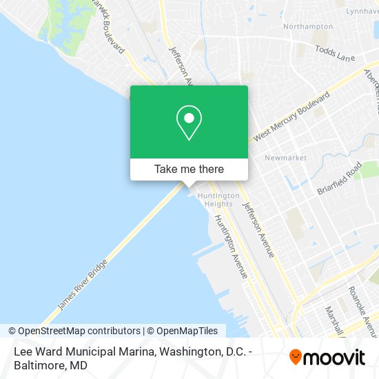 Lee Ward Municipal Marina map