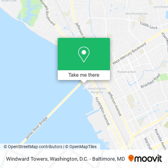 Windward Towers map