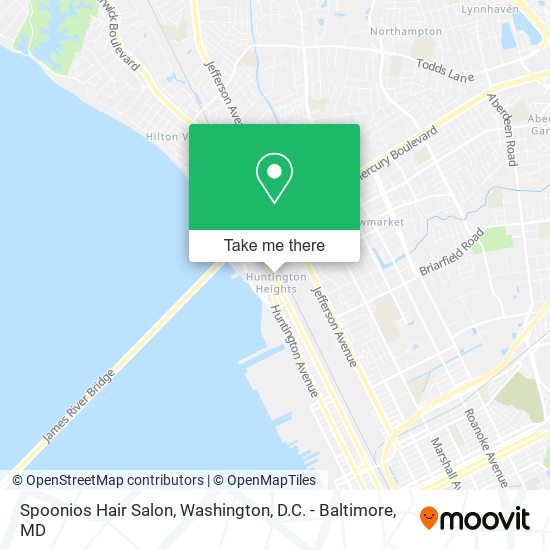 Mapa de Spoonios Hair Salon
