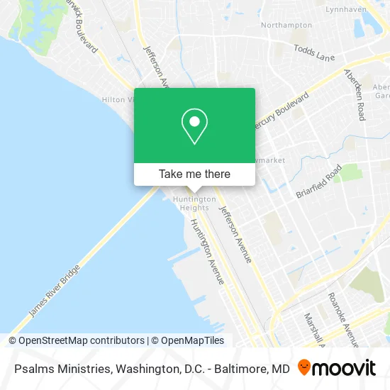 Psalms Ministries map