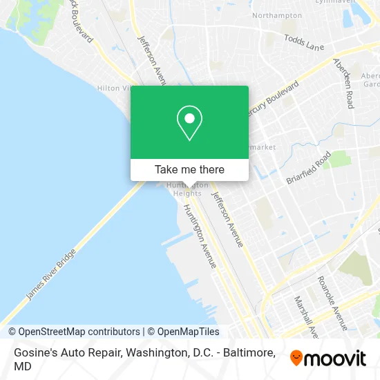 Gosine's Auto Repair map