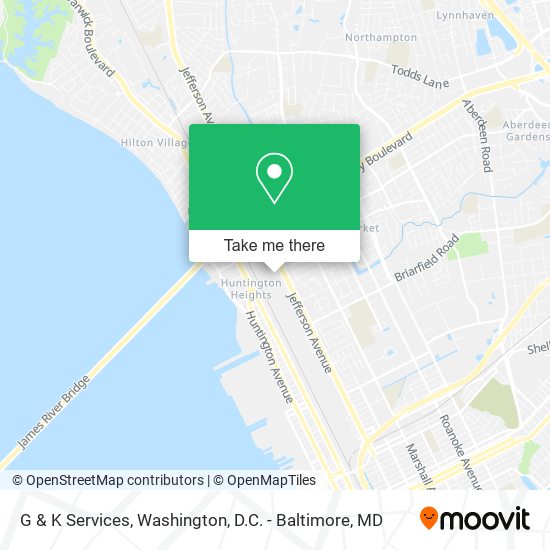 G & K Services map