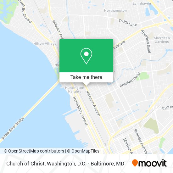 Mapa de Church of Christ