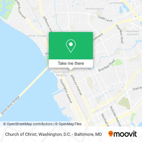 Church of Christ map