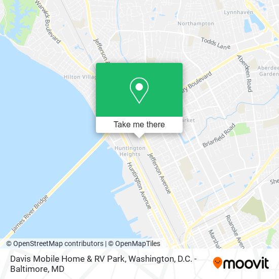 Davis Mobile Home & RV Park map