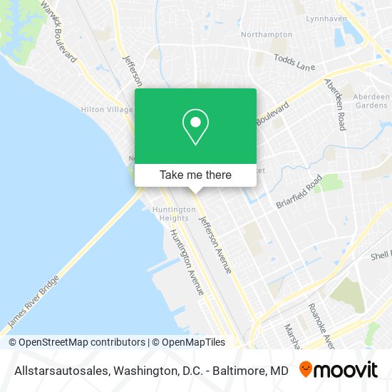 Allstarsautosales map