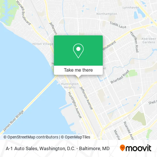 A-1 Auto Sales map
