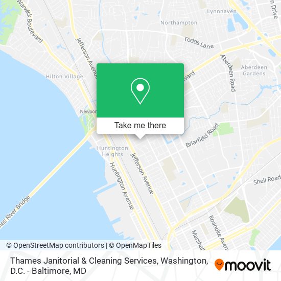 Mapa de Thames Janitorial & Cleaning Services