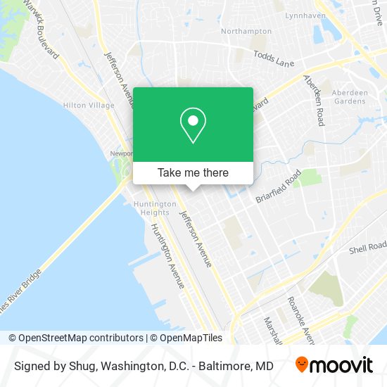 Signed by Shug map