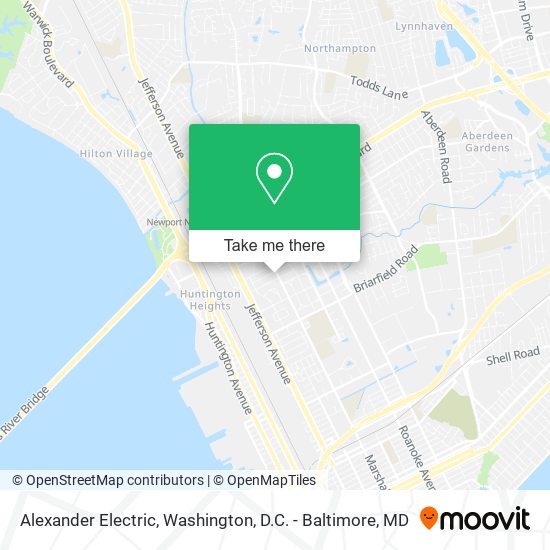 Alexander Electric map