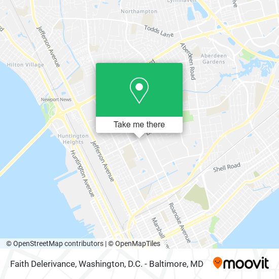 Faith Delerivance map
