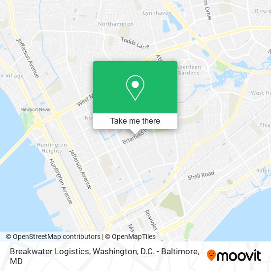 Breakwater Logistics map