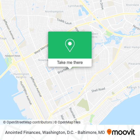 Mapa de Anointed Finances
