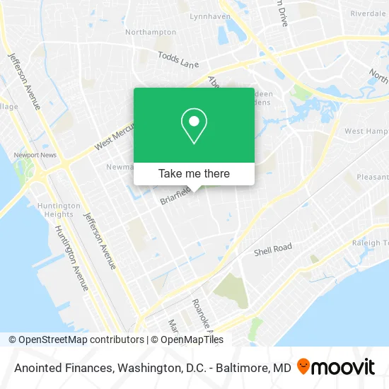 Anointed Finances map