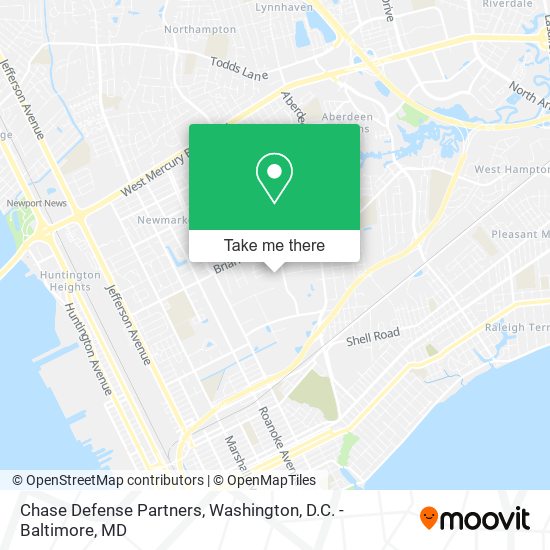 Chase Defense Partners map