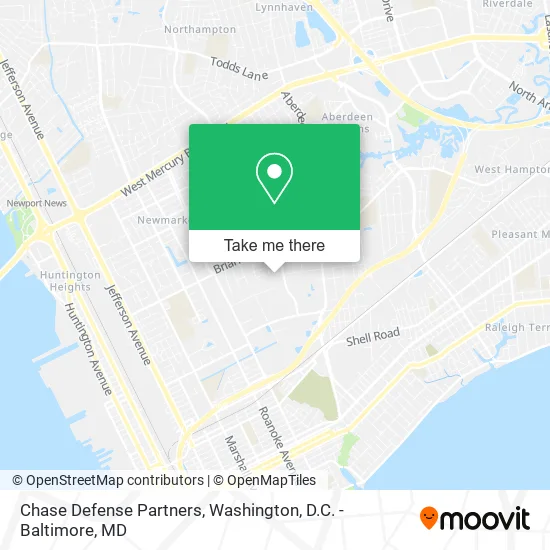 Chase Defense Partners map