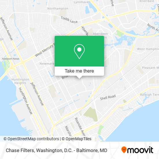 Chase Filters map