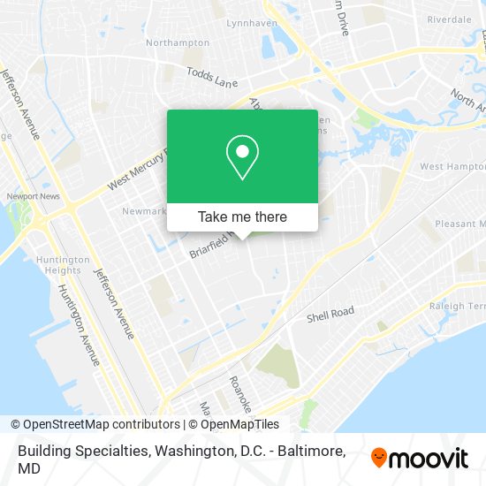 Mapa de Building Specialties