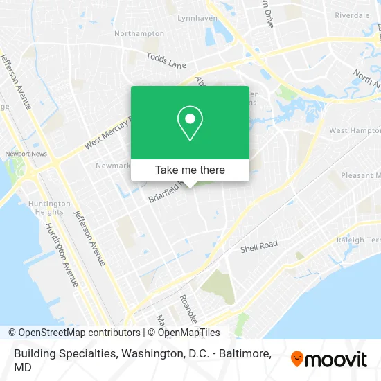 Building Specialties map