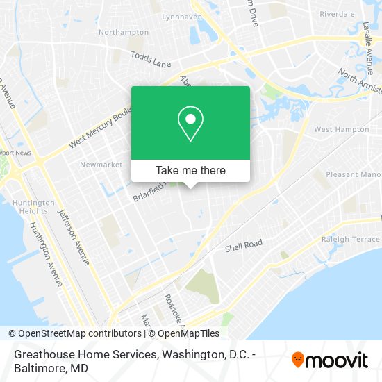 Greathouse Home Services map