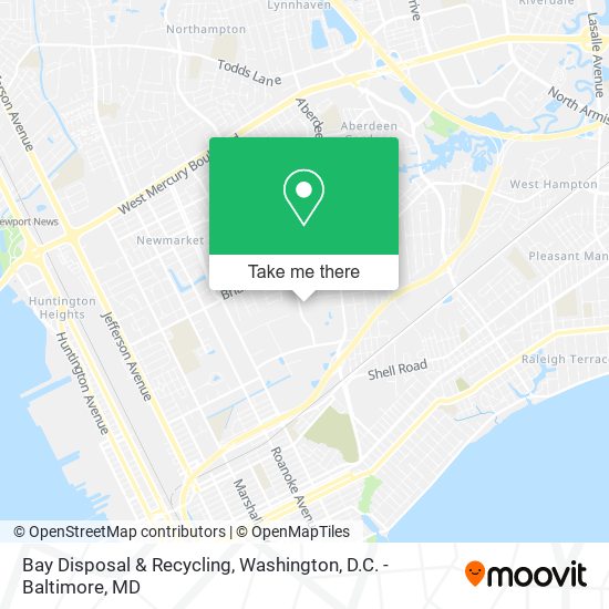 Mapa de Bay Disposal & Recycling