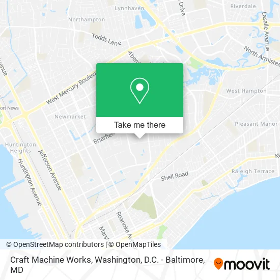 Craft Machine Works map