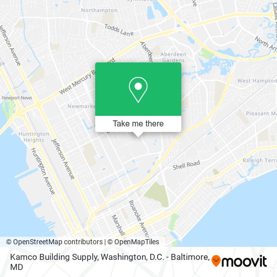 Kamco Building Supply map