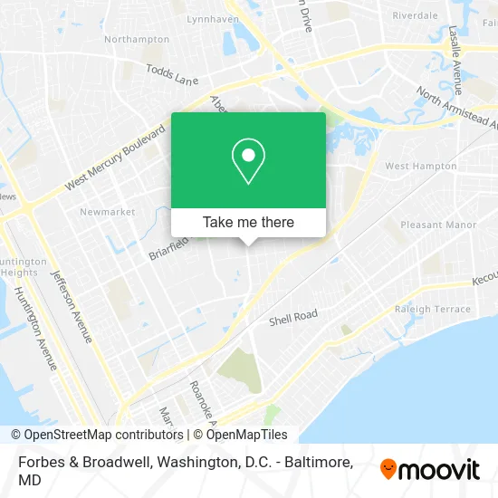 Forbes & Broadwell map