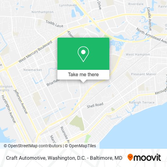 Craft Automotive map