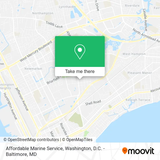 Affordable Marine Service map