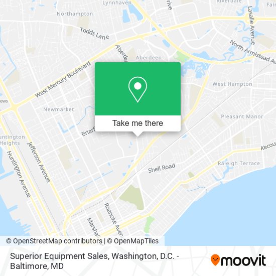 Superior Equipment Sales map