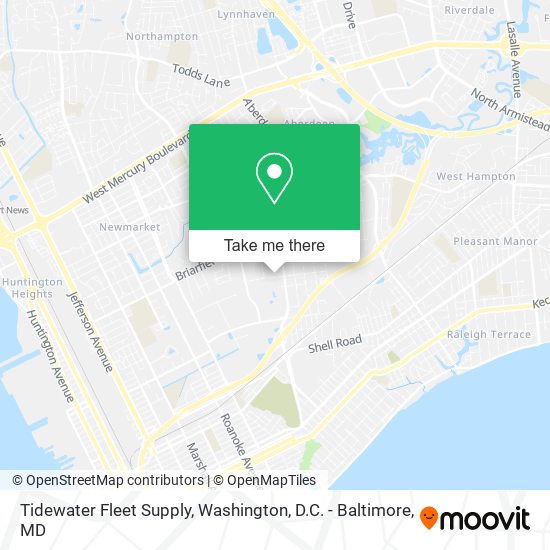 Mapa de Tidewater Fleet Supply