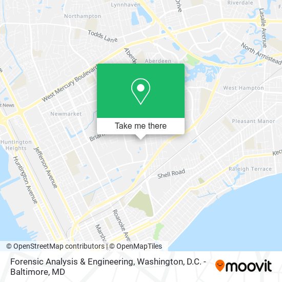 Forensic Analysis & Engineering map