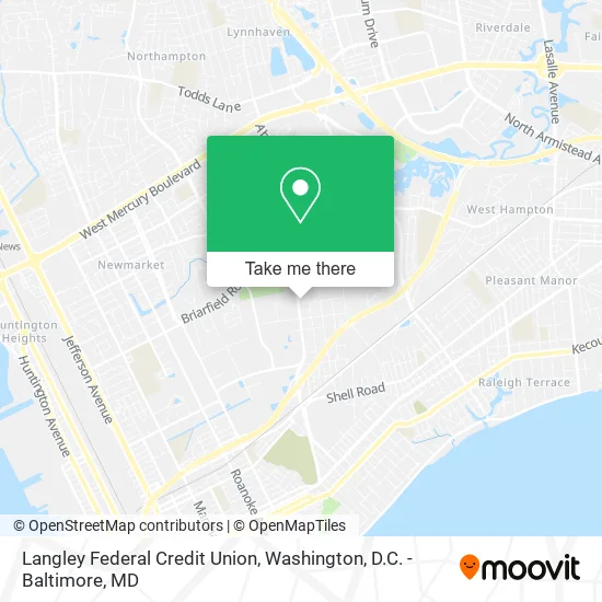 Langley Federal Credit Union map