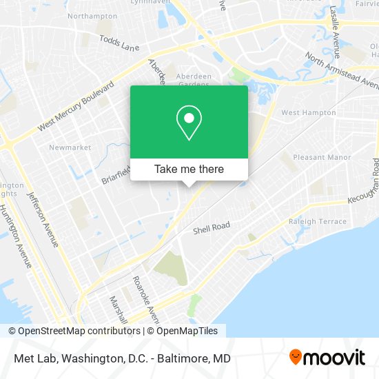 Met Lab map