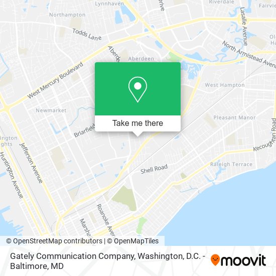 Mapa de Gately Communication Company